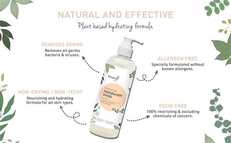 Windmill Natural Hand Wash for Sensitive Skin, Premium Coco Shea ...