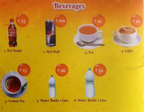 Menu at Hotland, Puducherry, 100