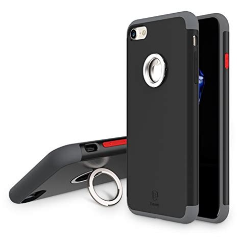 Baseus Magnetic Ring Series Protect Case For iPhone 7 PC+TPU Material ...