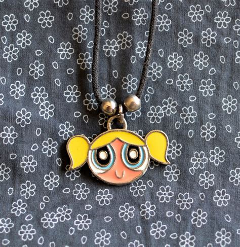 Vintage Bubbles Powerpuff Girls Enamel Necklace circa 2000 Collectible ...