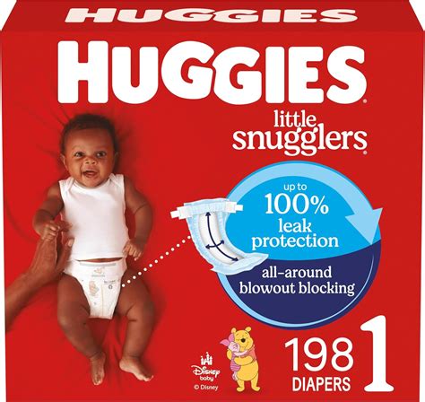 Amazon.com: Huggies Size 1 Diapers, Little Snugglers Diapers, Size 1 (8 ...