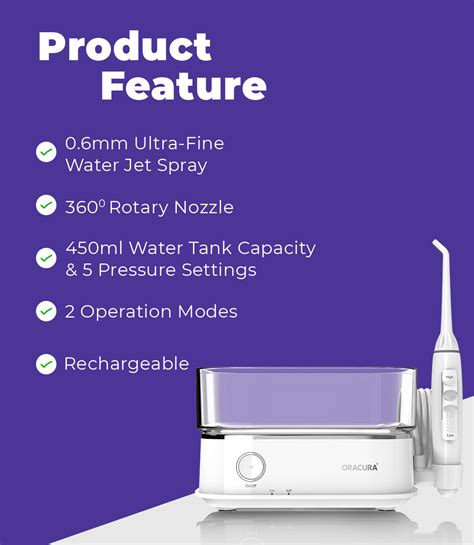 ORACURA OC450 LITE Countertop Smart Water Flosser®