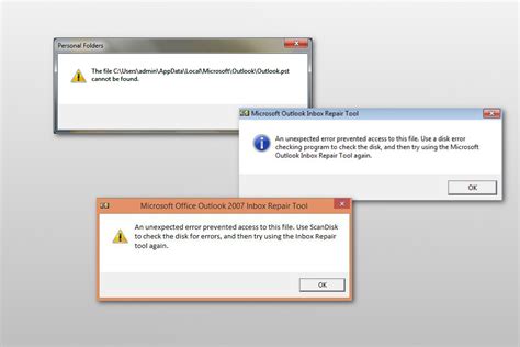 Outlook 2007 File Problem 的图像结果