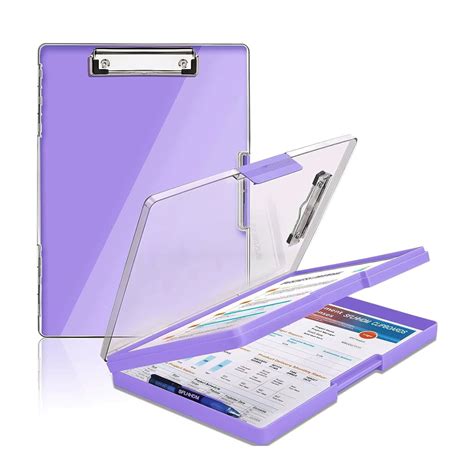 oddpod™ Heavy-Duty A4 Side-Opening Clip Pad with Clear Visible Top ...