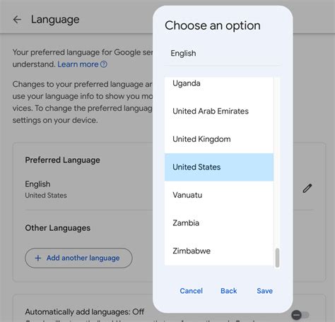 Change Google Language 的图像结果