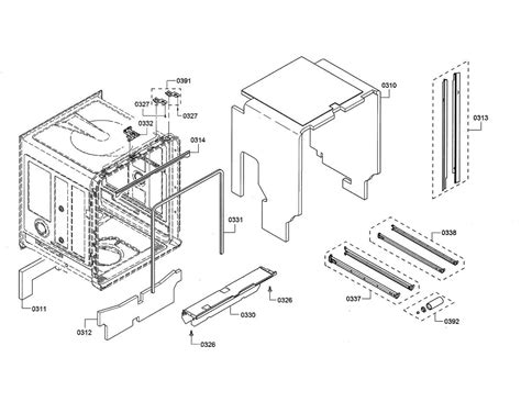 Image result for Bosch Dishwasher Exploded-View