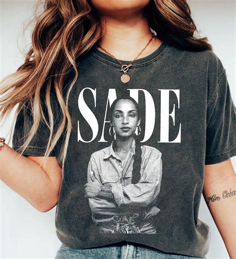 Sade Adu Shirt, Sade Adu World Tour Tshirt, Sade T Shirt ,sade Adu ...
