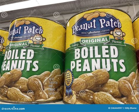 Retail Boiled Peanuts Peanut Patch Large Can Editorial Photography ...