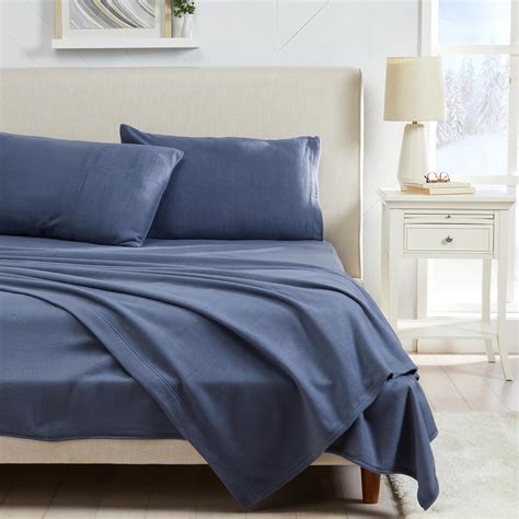 Springtree Home Micro Fleece Sheets Set with Deep Pockets | Full Size ...