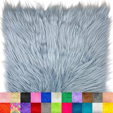 Amazon.com: Ice Fabrics Faux Fur Fabric Squares - 10x10 Inches Pre-Cut ...