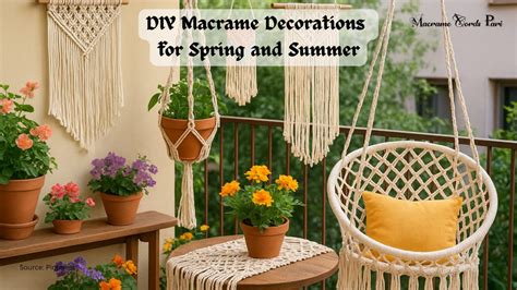 DIY Macrame Decorations for Spring and Summer – Macrame Cords Pari