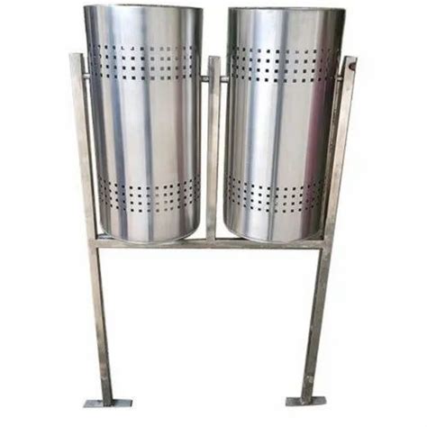 Stainless Steel Dustbin - Nagar Nigam Pole Mounted Dustbin Manufacturer ...