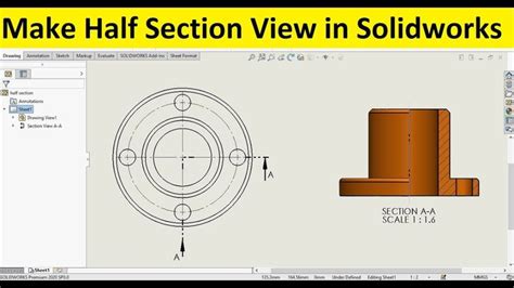 SolidWorks Drawing Crop View 的图像结果