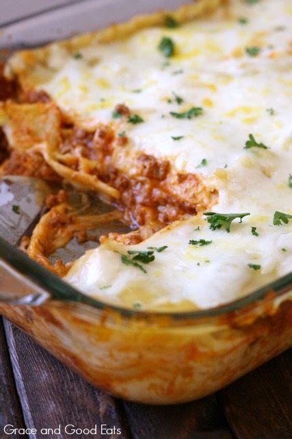Creamy Lasagna Without Ricotta Cheese   Grace and Good Eats
