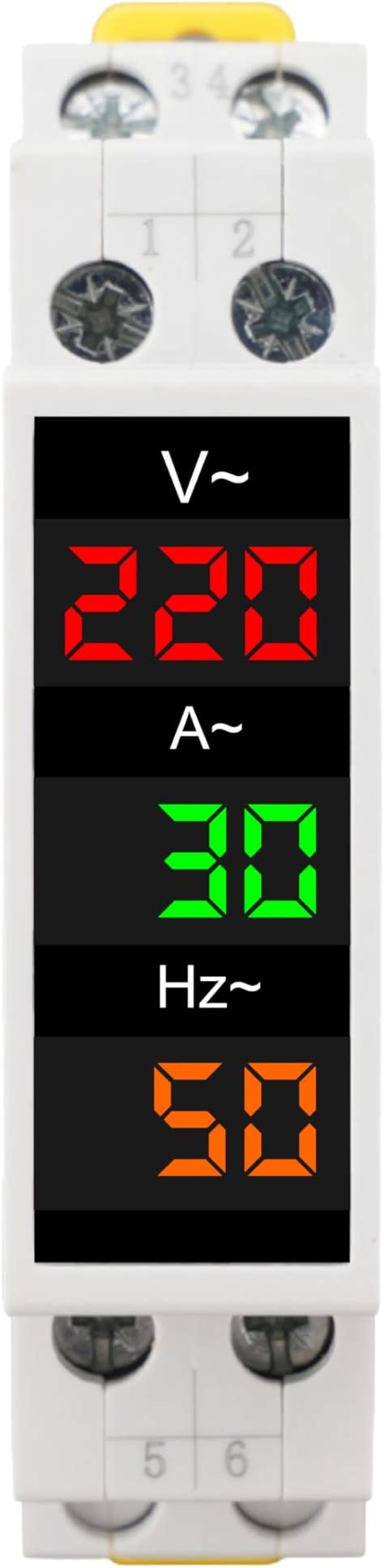 GADITES Latest Updated Colour Display 3 In 1 Volt Meter Display, 80~500 ...