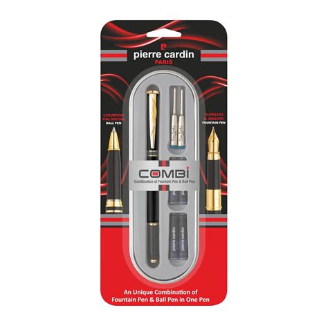 Pierre Cardin Premium Combi Pen | Combination of Ball Pen & Fountain ...