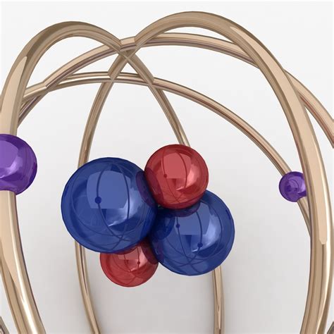 Image result for 3D Atom Model