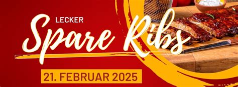 ? Spare Ribs Night im Hubertus – am 21. Februar 2025! ?, Zum Burgstall ...