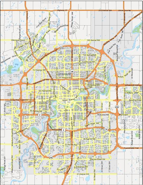 Edmonton Maps And Orientation Edmonton Alberta Ab Canada Is Edmonton A
