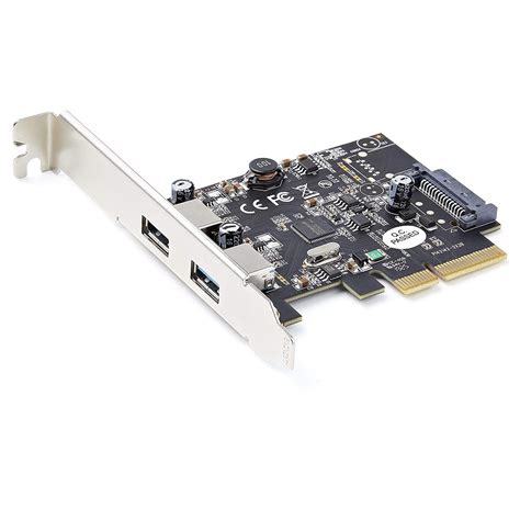 2-Port USB PCIe Card with 10Gbps/Port - USB 3.1/3.2 Gen 2 Type-A PCI ...