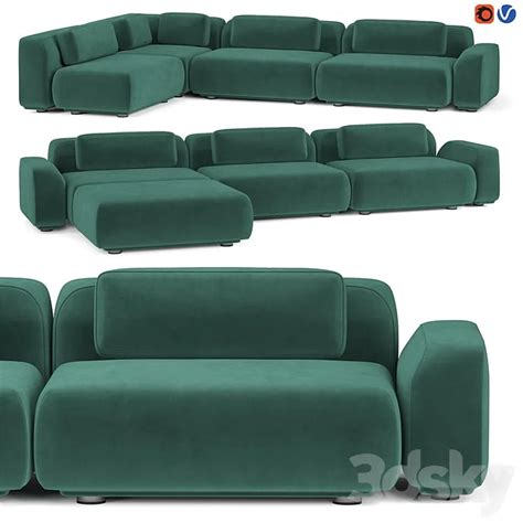 Rove Concepts Boden Sofa Sectional 3DS Max Model – 3DSky Model Free