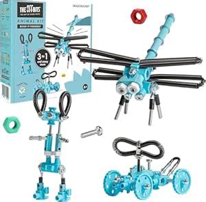 The Off Bits Dragonfly Toy Erector Set, Educational Build Your Own ...