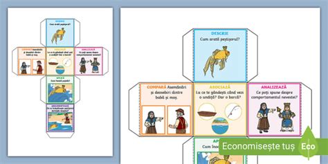 Peștișorul de aur – Joc realizat prin metoda cubului
