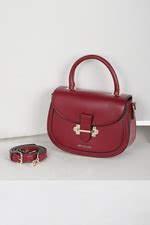 Buy Women Maroon Solid Casual Sling Bag Online - 39960384 | Van Heusen
