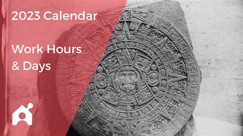 Working Days & Hours For Each Month In 2023 - Buildremote