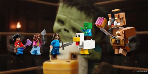 A Minecraft Movie's Chicken Jockey Scene Is A Lego Set You Can Buy ...