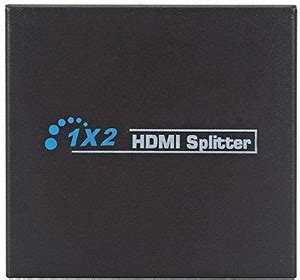 TERABYTE 2 Ports HDMI Splitter 1x2, 1 in 2 Out HDMI Splitter, Supports ...