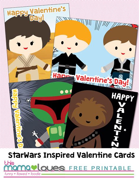 Star Wars Non Candy Valentines: Light Saber Cards - This Mama Loves