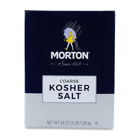 Morton Coarse Kosher Salt 1.36Kg