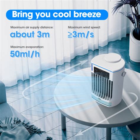 Evaporative Portable Air Cooler Fan Humidifier Mini | Ubuy India