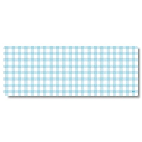 Blue Gingham Desk Mat | Avo Studio