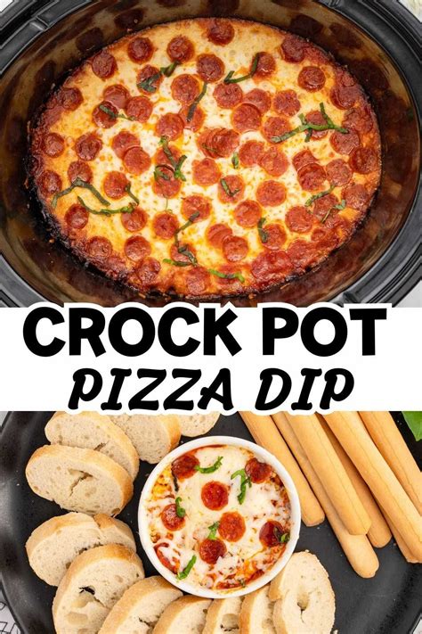 Crock Pot Pizza Dip | Dip recipes easy, Crock pot pizza, Crockpot party ...