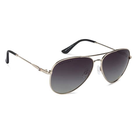 Buy Gold Black Brown Gradient Full Rim Aviator Tommy Hilfiger TH852 ...