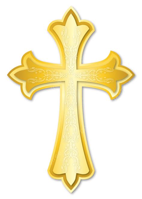 Catholic Cross Clipart Gold