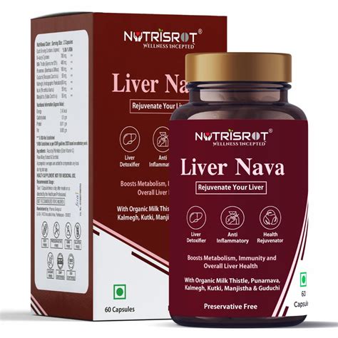 NUTRISROT̖ Liver Nava Herbal Liver Detox Supplement - Supports Healthy ...