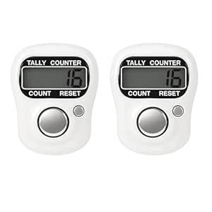 Pack of 2 Digital Finger Counter for Hand Tally Counting | Electronic ...