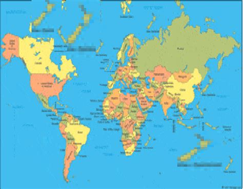 World Map New Zealand 的图像结果