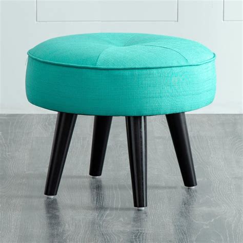 Buy Hannah Ottoman - Blue from Home Centre at just INR 5999.0