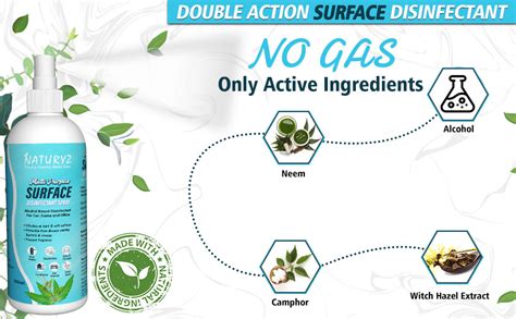 Naturyz Multipurpose Alcohol Based Surface Disinfectant Spray for Soft ...