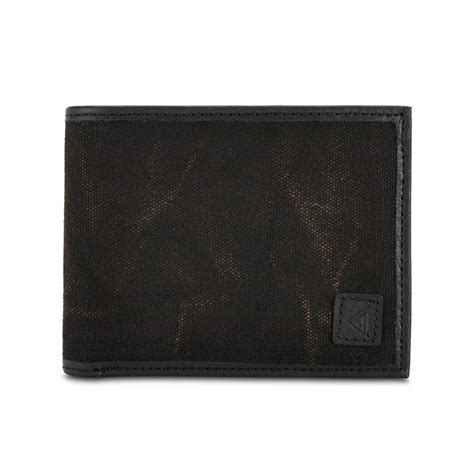 Buy The Vertical Avalon Canvas with Oil Pull-Up Global Coin Wallet for ...