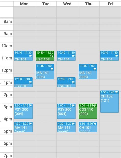 Be honest is this freshman year fall schedule bad? : r/NCSU