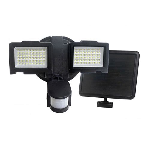 Nature Power Solar Security Light 800 Black LED Night Light in the ...