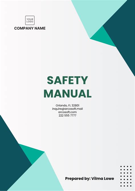 Free Safety Manual Templates to Edit Online and Print