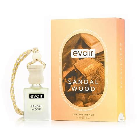 Evair Sandalwood Car Air Freshener | Hanging Car Perfume | Premium Car ...