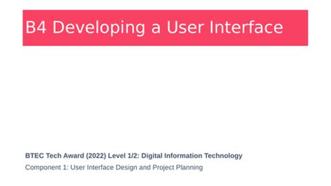 BTEC Tech DIT Projects 的图像结果