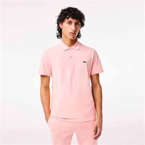 Mens Pink Lacoste Polo Shirt at Christopher Carr-boyd blog